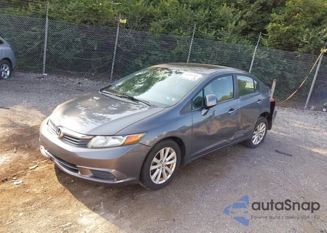 2012 Honda Civic Ex from USA, damaged, VIN 19XFB2F87CE375537
